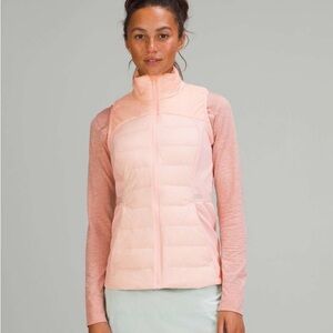 Lululemon Down for It All Vest Pink Mist Size 4